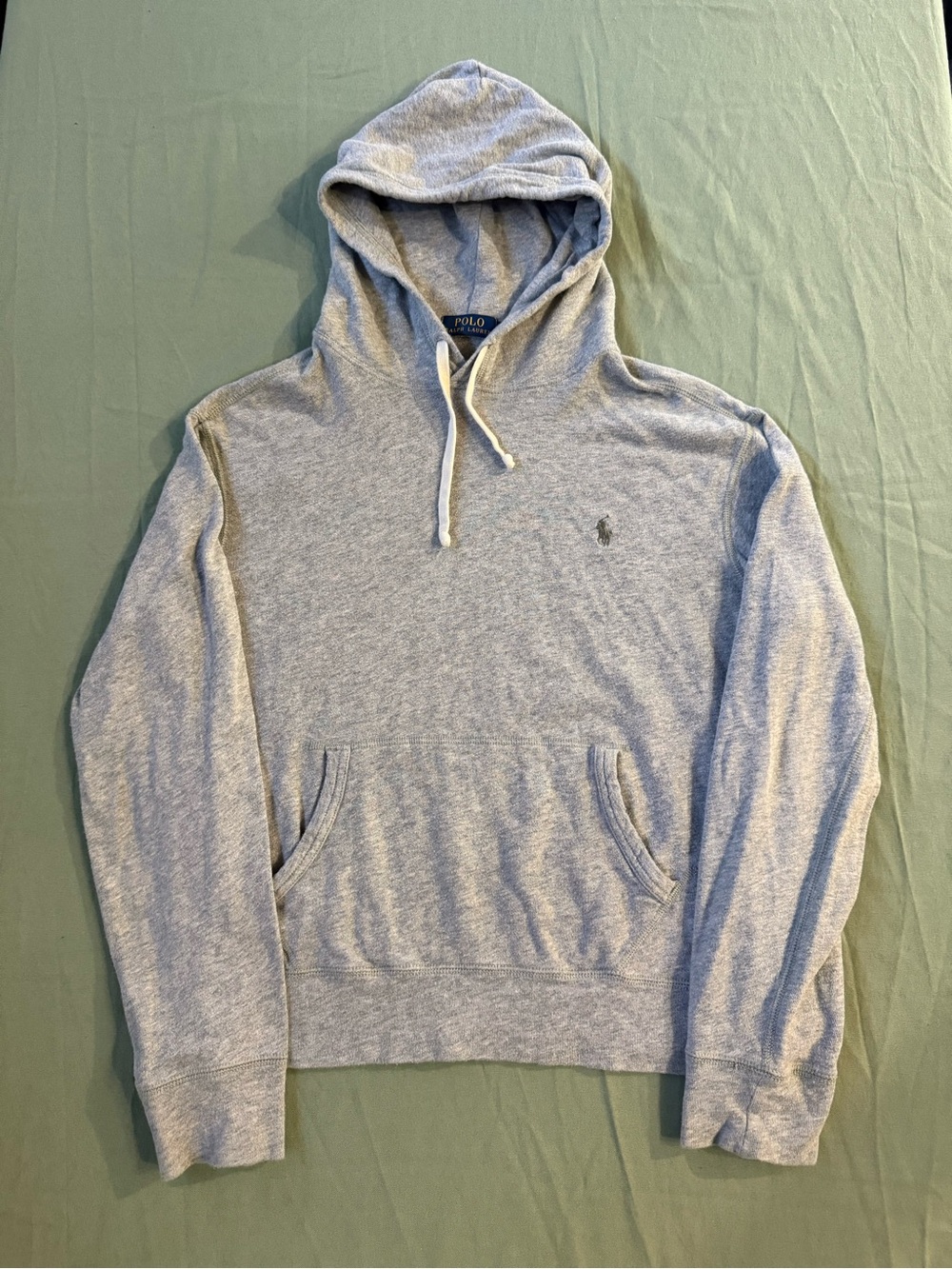 Men's Polo Ralph Lauren Pullover Hoodie Gray M